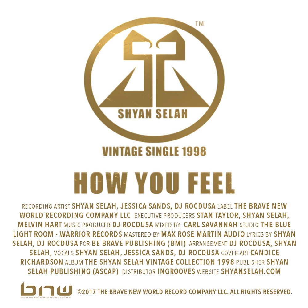 Shyan Selah - How You Feel - single artwork